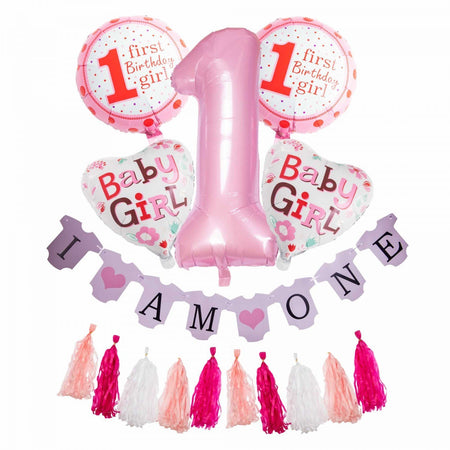 Set aniversar-I AM ONE-Baby girl - Adda Gifts 