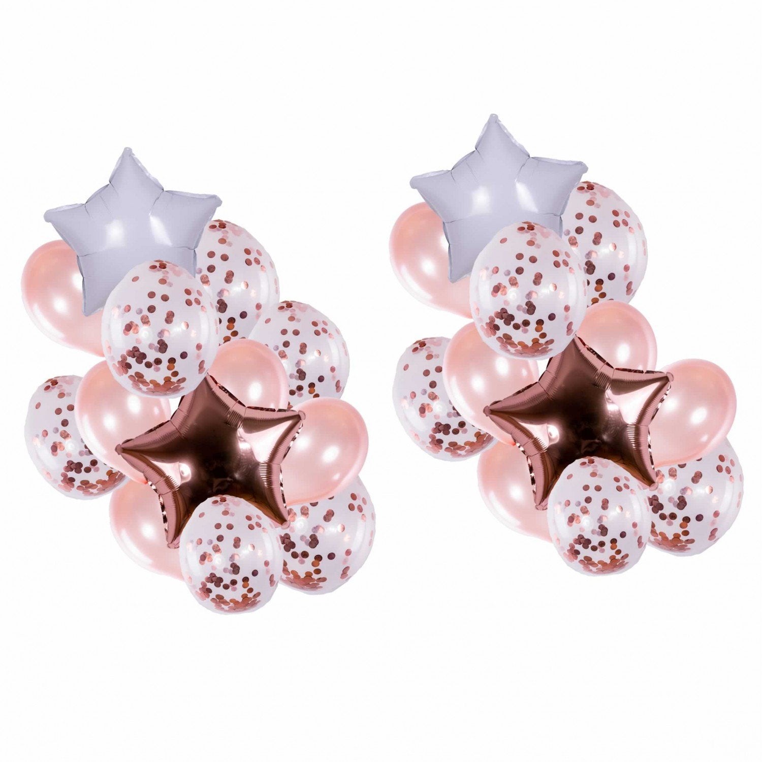 Set baloane Rose Gold Star - Adda Gifts 