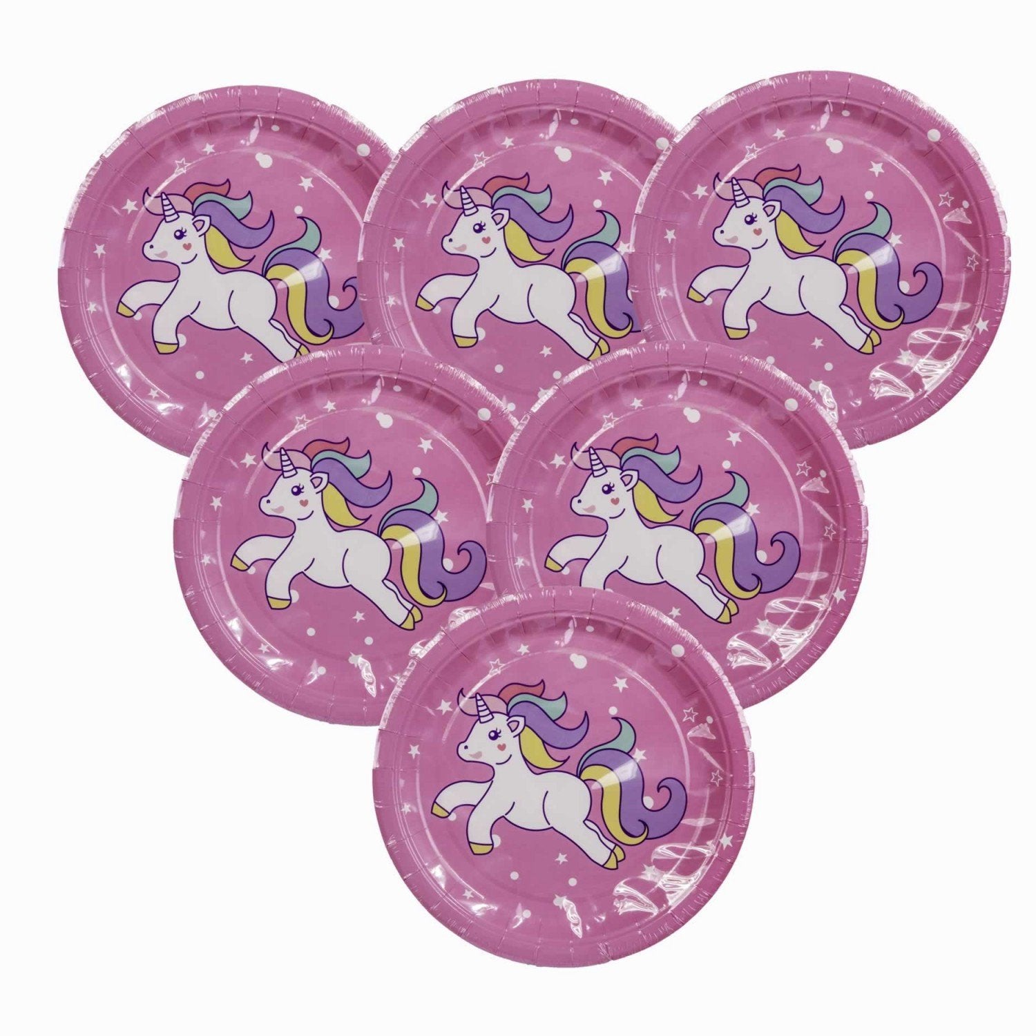 Set Farfurii Blue/Pink Unicorn - Adda Gifts 
