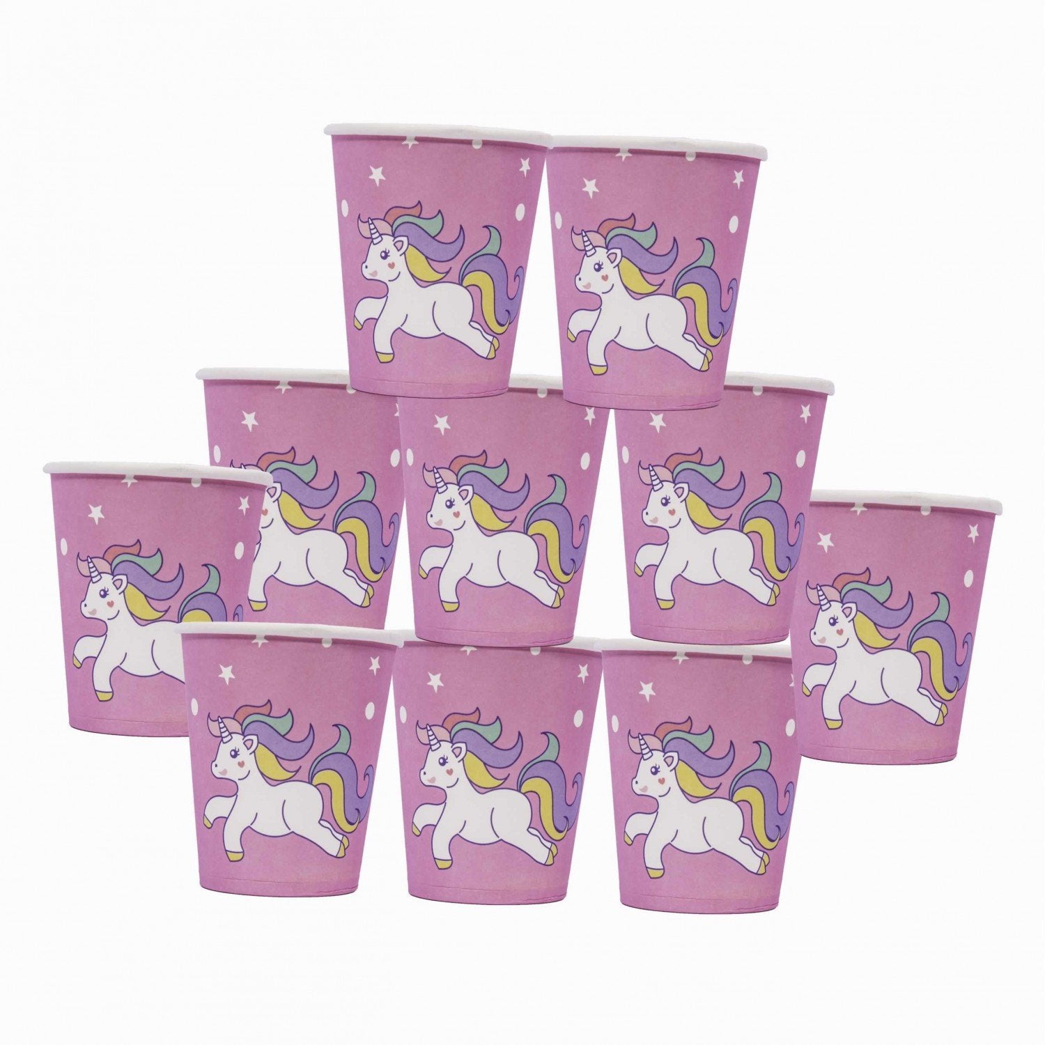 Set Pahare Pink/Blue Unicorn - Adda Gifts 