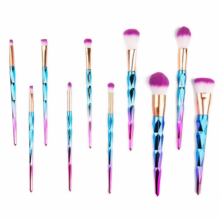 Set 10 pensule machiaj-Diamond Shine - Adda Gifts 