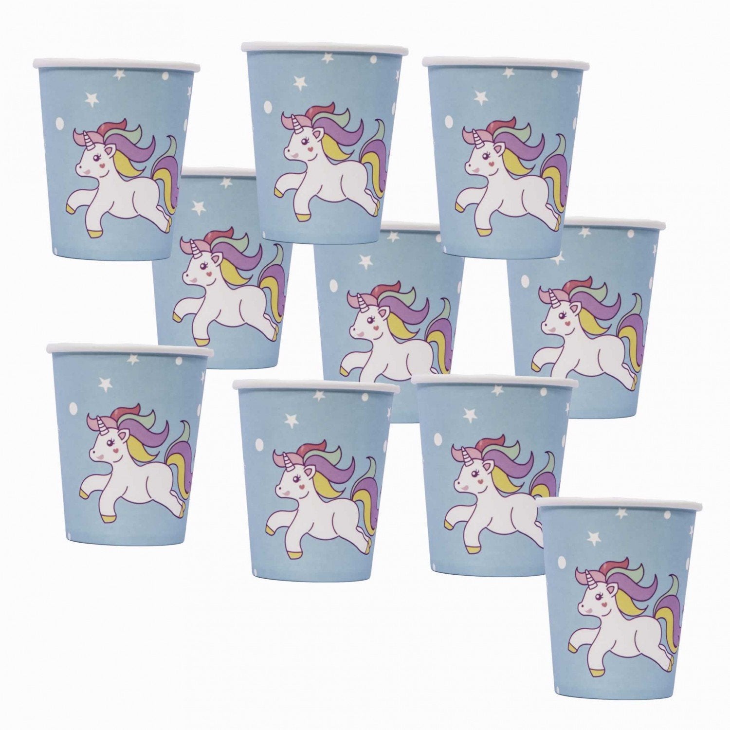 Set Pahare Pink/Blue Unicorn - Adda Gifts 