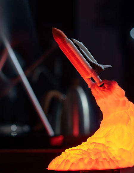 Lampa de veghe 3D Rocket-Shooting for the Stars