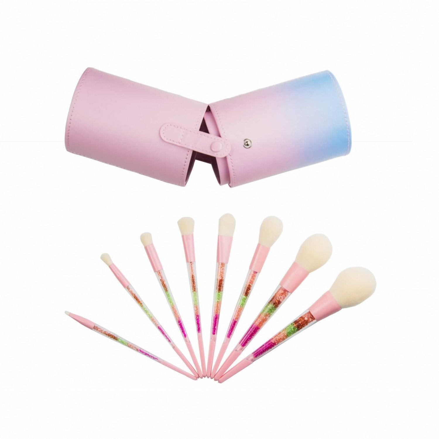 Set 8 pensule machiaj-Gradient Pink - Adda Gifts 