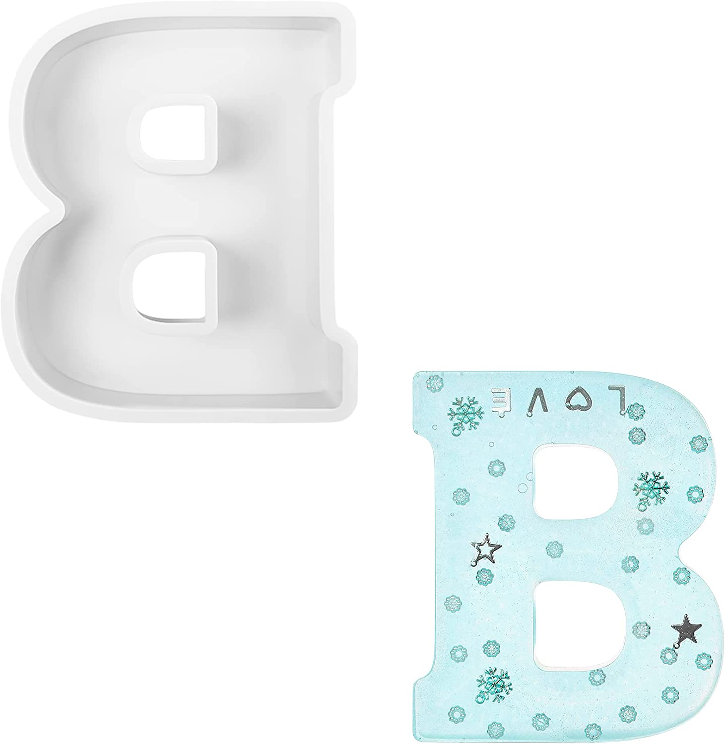 Matrita din silicon - litera alfabet mare B
