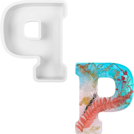 Matrita din silicon - litera alfabet mare P