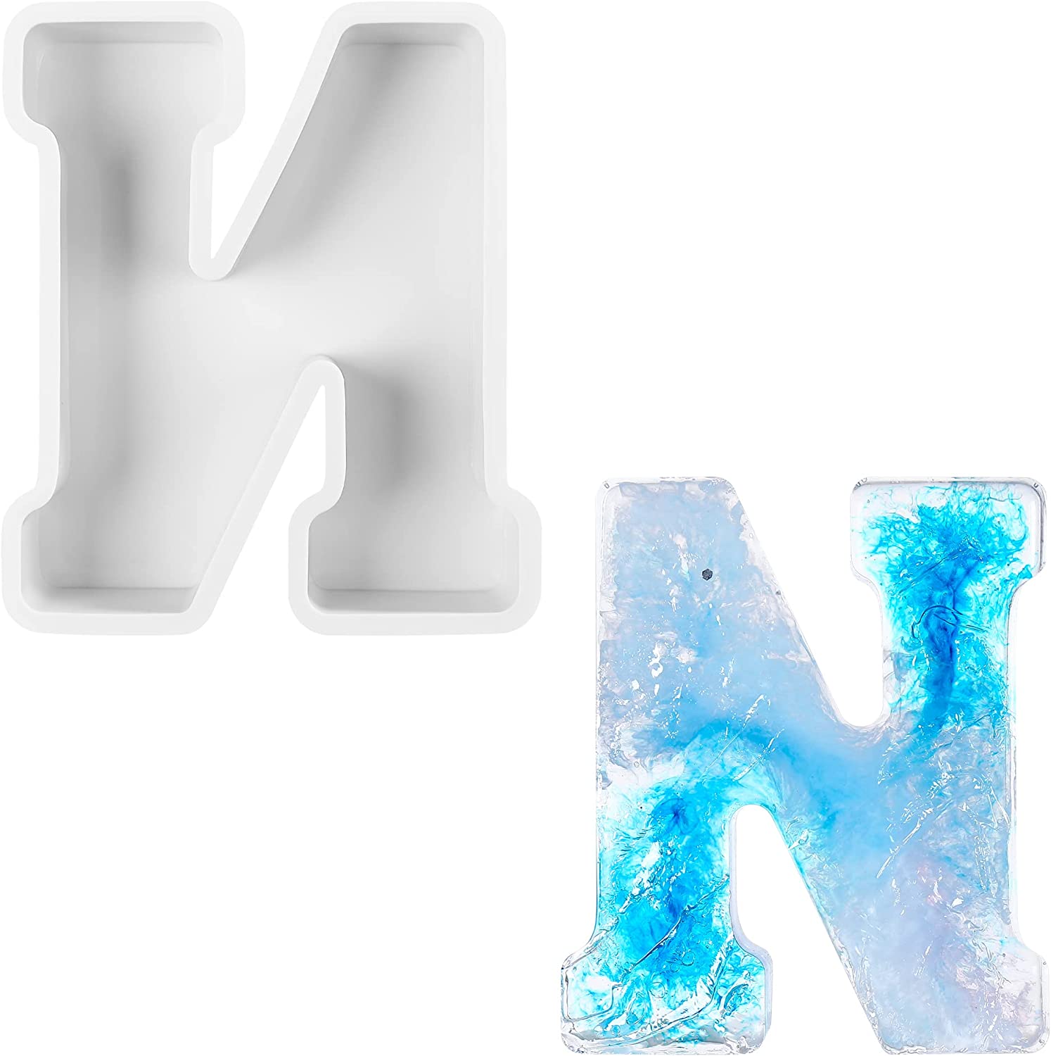 Matrita din silicon - litera alfabet mare N