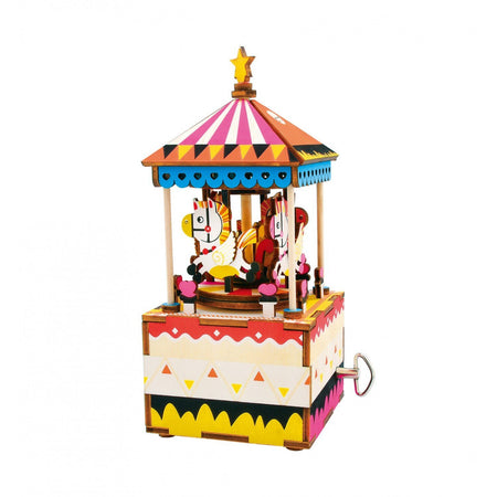 Puzzle 3D din lemn-cutiuța muzicală-Călușei - Adda Gifts 