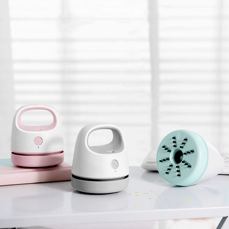 Mini aspirator de birou-No mess zone-bleu