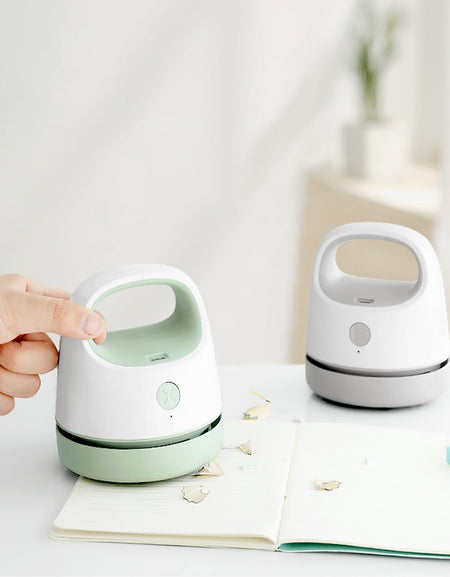 Mini aspirator de birou-No mess zone-verde