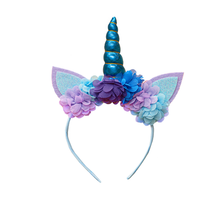 Set tutu și coroniță-Blue Unicorn - Adda Gifts 