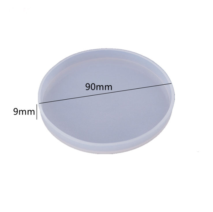 Matrita din silicon - Set pentru suporturi de pahare cu 4 coastere si suport rotund
