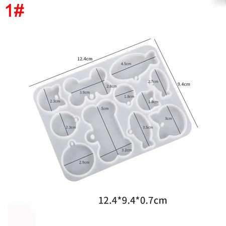 Matrita din silicon -pandantive si medalioane animale