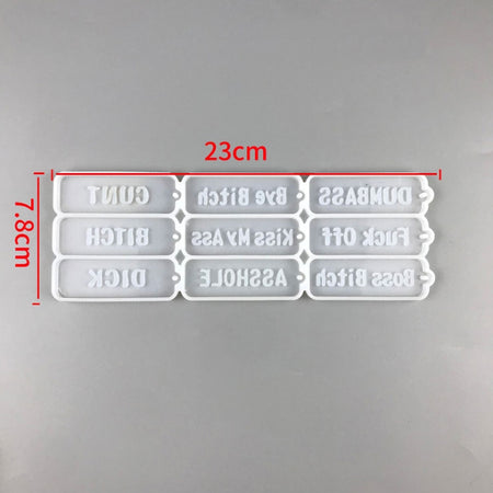 Matrita din silicon - Breloc funny