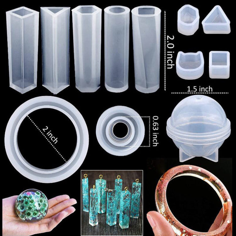 Matrita din silicon - Kit complet incepatori pentru rasina