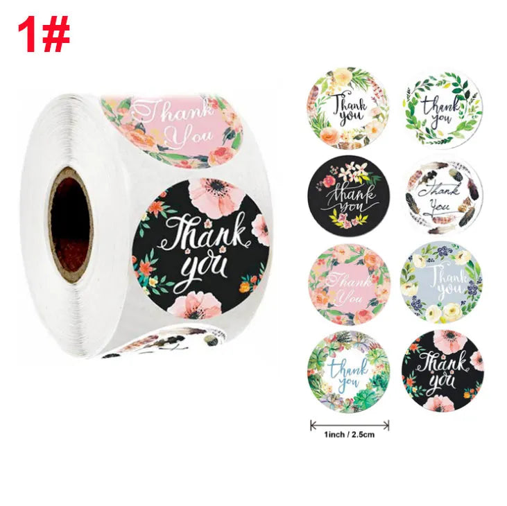 Sticker multumire- Thank you multicolor