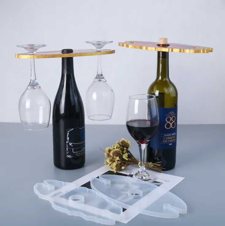 Matrita din silicon - suport pentru sticla de vin-cu zimti