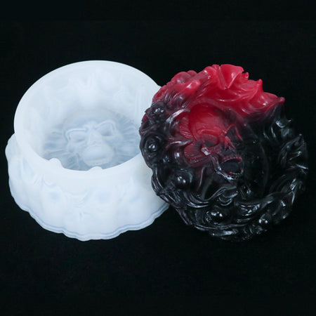 Matrita din silicon - Scrumiera craniu