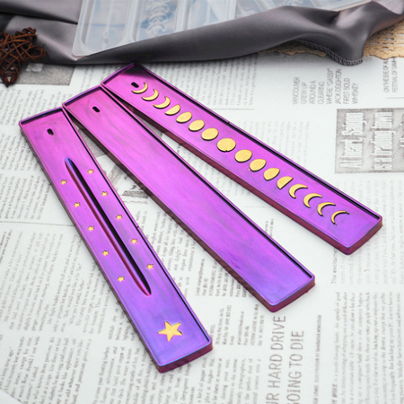 Matrita din silicon - Suport bete parfumate-patrat