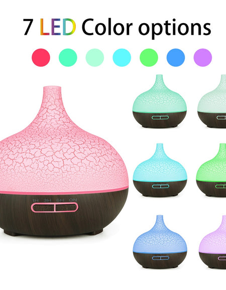 Umidificator ultrasonic si difuzor pentru aromaterapie Duo