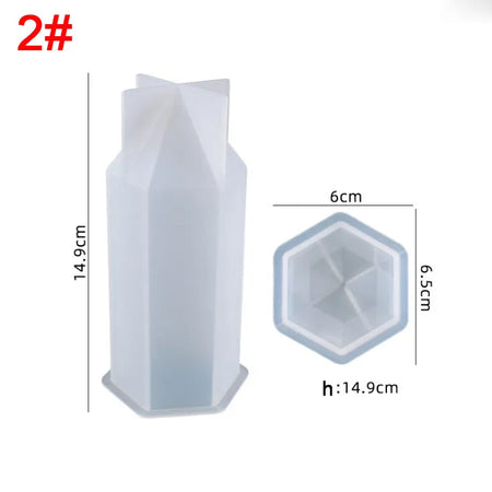 Matrita din silicon - Con hexagonal 14.9*6cm