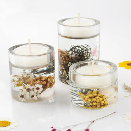 Matrita din silicon - set 3 bucati pentru suport lumanare