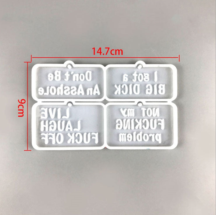 Matrita din silicon - Breloc amuzant