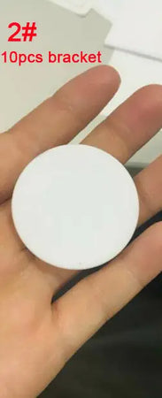Popsocket blank alb-10 bucati/set
