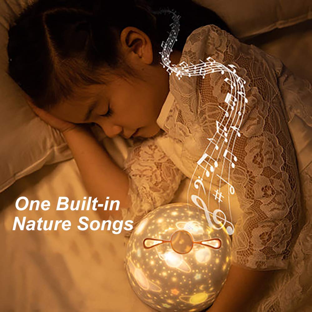Lampa de veghe-proiector si boxa bluetooth- Little Sprout
