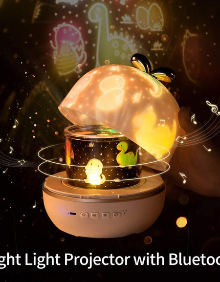 Lampa de veghe-proiector si boxa bluetooth- Little Sprout