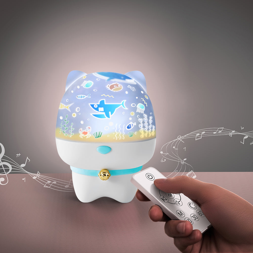 Lampa de veghe/proiector cu boxa bluetooth- My little friend