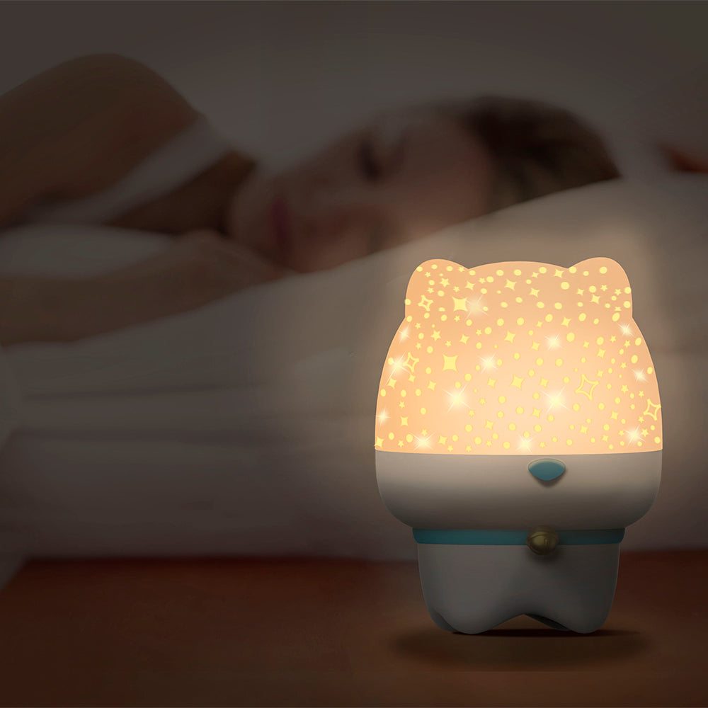 Lampa de veghe/proiector cu boxa bluetooth- My little friend