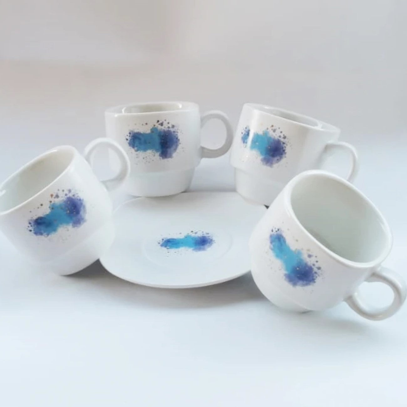 Set cafea-Blue Sparkle - Adda Gifts 