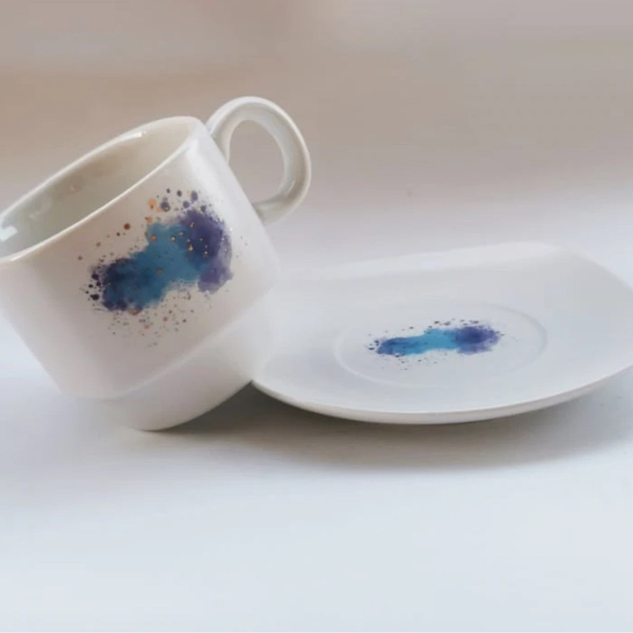 Set cafea-Blue Sparkle - Adda Gifts 