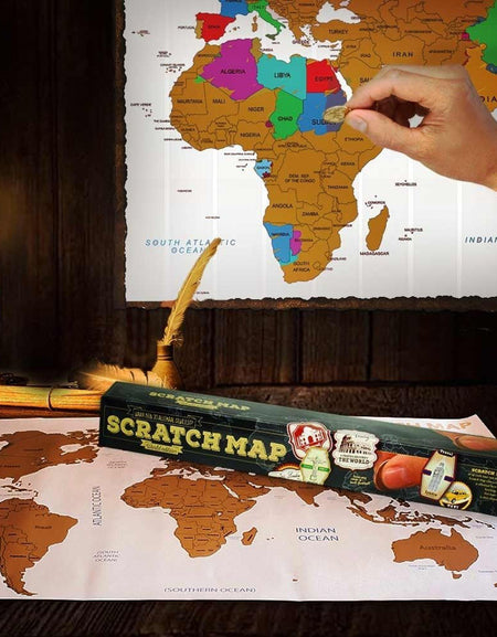 Hartă răzuibilă-All Around the World - Adda Gifts 